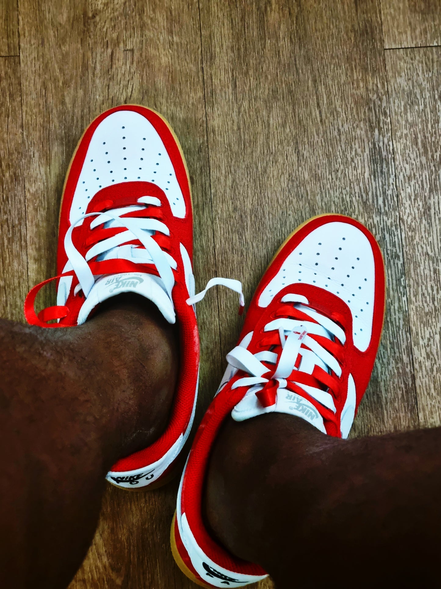 OG Candylaces White & Red 3517C