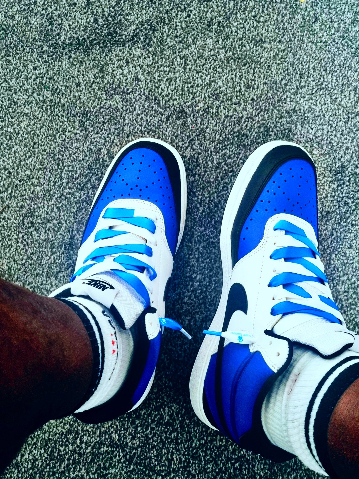 OG Candylaces White & Blue 2195C