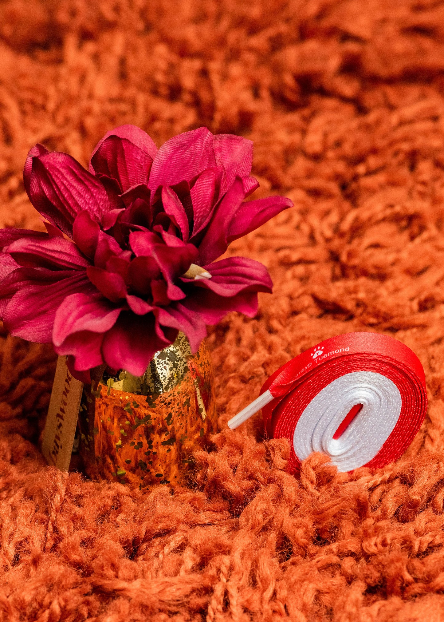 OG Candylaces White & Red 3517C